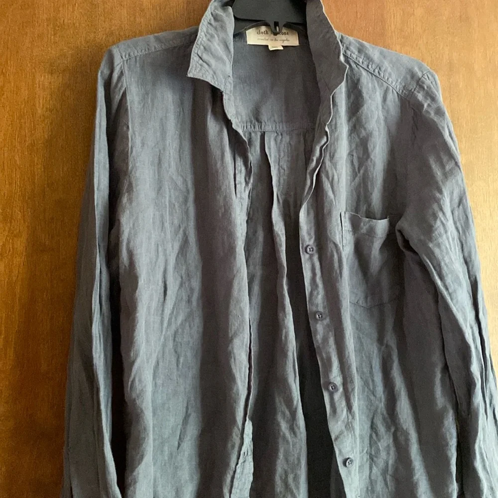 Cloth&stone 💯 Linen Button Down Shirt Never Used
